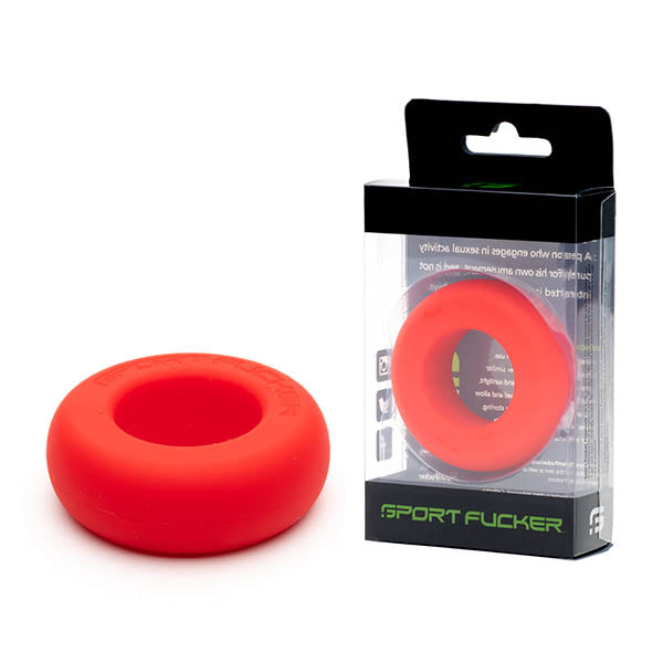 Sport Fucker Muscle Ring - Red Cock Ring - Early2bed