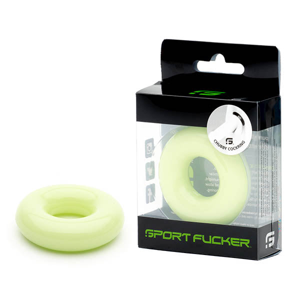 Sport Fucker Rubber Cockring - Glow in Dark Cock Ring - Early2bed