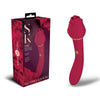 Secret Kisses ROSEGASM LINGO - Rose Red 20.3 cm Dual Vibrator & Flicking Stimulator