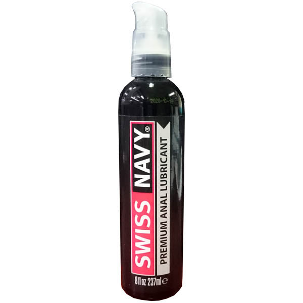 Swiss Navy Premium Anal Lubricant - Premium Silicone Anal Lubricant - 237 ml (8 oz) Bottle - Early2bed