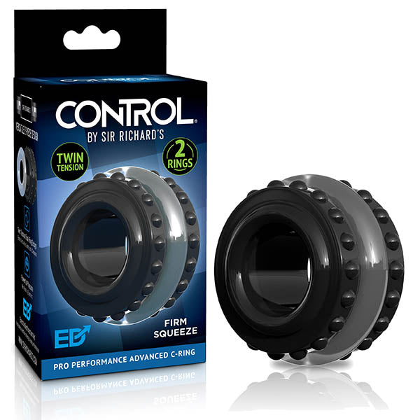Sir Richards Pro Performance Advanced C-Ring - Black/Clear Cock Ring - Early2bed