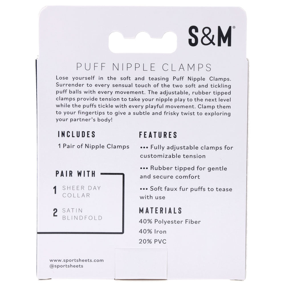 Sex & Mischief Puff Nipple Clamps-(ss09855)