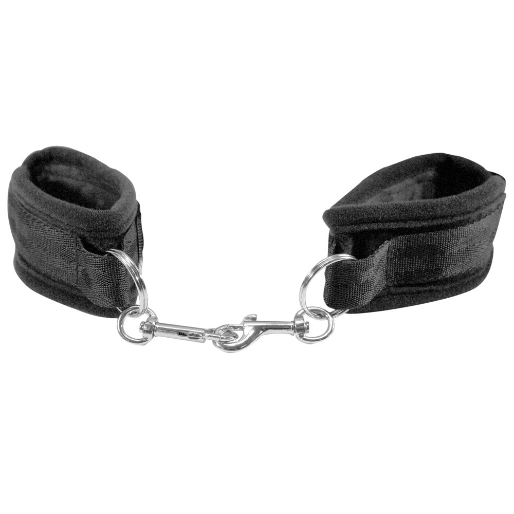 Sex & Mischief Black Beginner's Handcuffs-(ss10028)