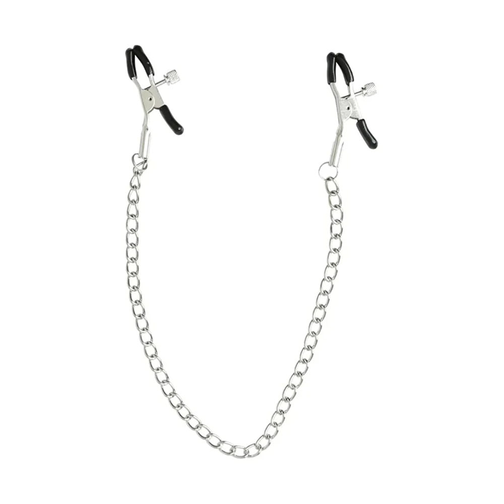 Sex & Mischief Chained Nipple Clamps-(ss10089)