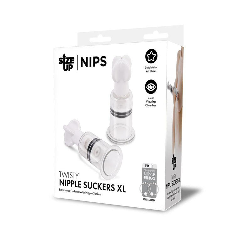 Size Up Twisty Nipple Suckers - XL-(su101)