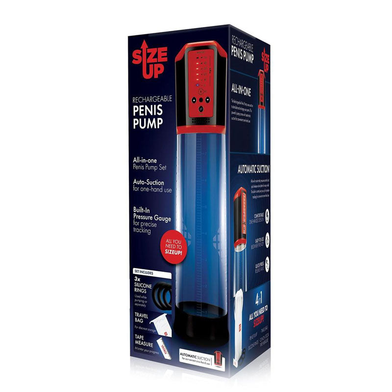 Size Up Rechargeable Penis Pump-(su305)