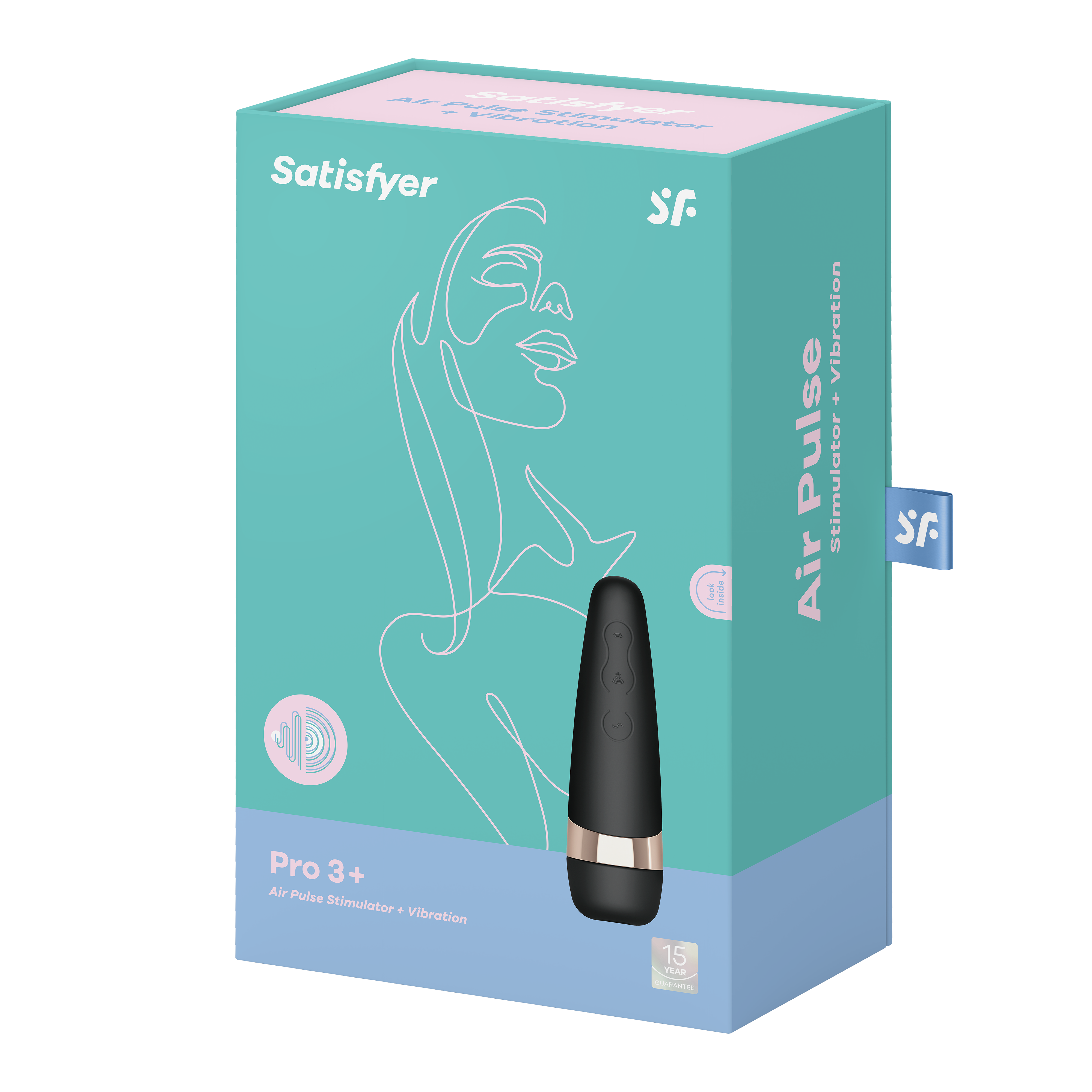 Satisfyer Pro 3+ -  Clitoral Stimulator with Vibration - (SATPRO3V)