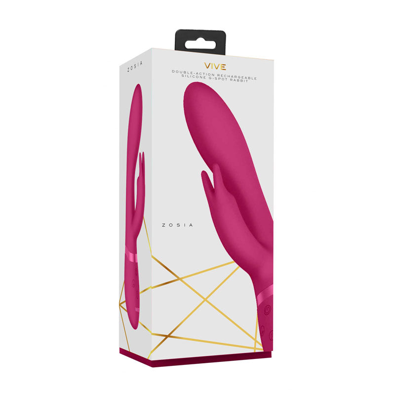 Vive Zosia - Pink 21.3 cm USB Rechargeable Rabbit Vibrator