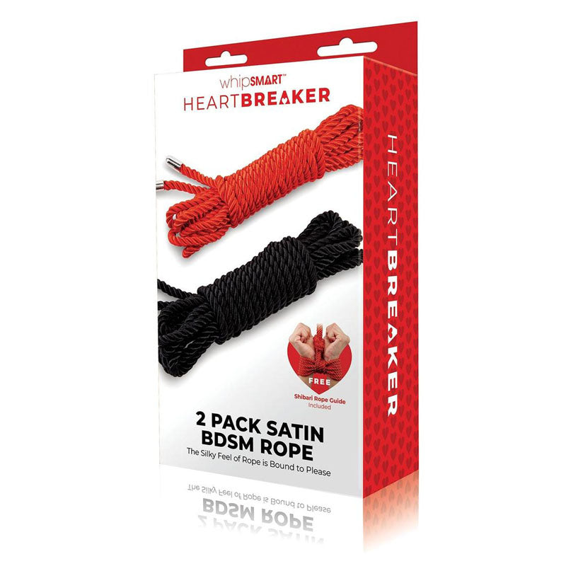 WhipSmart Heartbreaker 2 Pack Satin BDSM Rope-(ws1034)