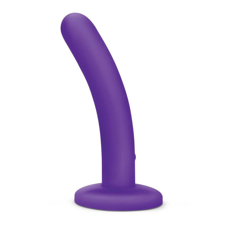 WhipSmart 5'' Slimline Rechargeable Vibrating Dildo-(ws3011-pur)