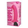 WhipSmart 6'' Ripple Recharge Vibr Dildo - Pink-(ws3012-hp)