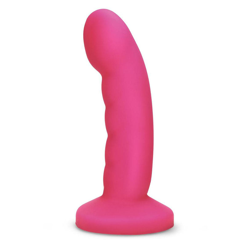 WhipSmart 6'' Ripple Recharge Vibr Dildo - Pink-(ws3012-hp)