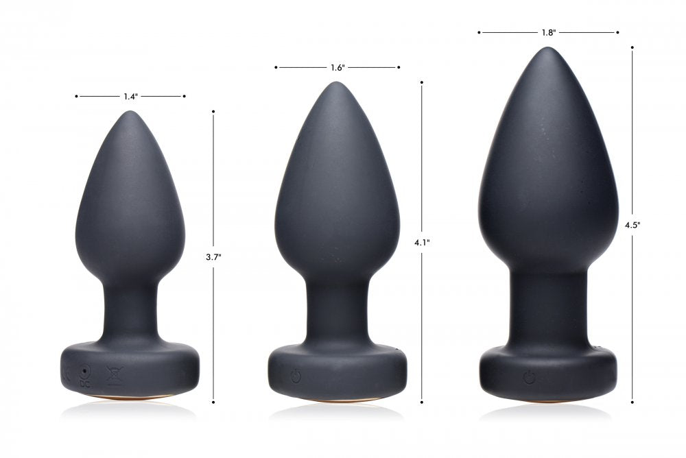 Booty Sparks 7X Light Up Rechargeable Vibrating Anal Plug - Small Butt Plug