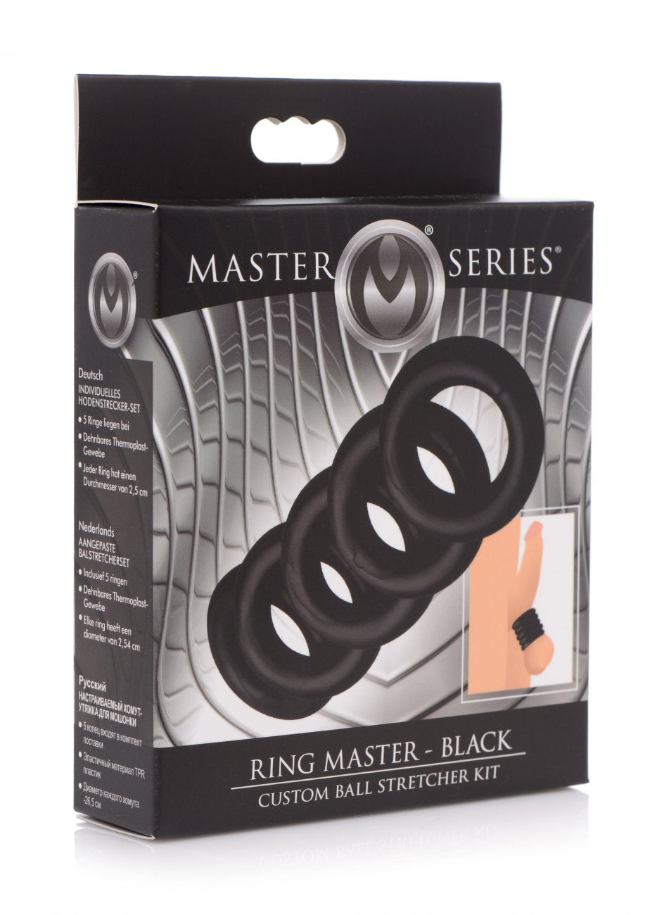 Ring Master Custom Ball Stretcher Kit - Black Stretcher Kit