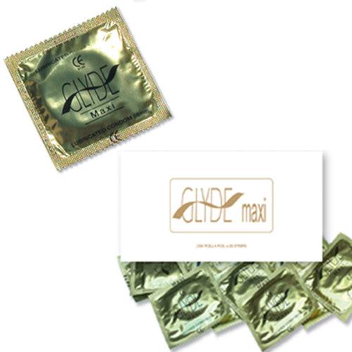 GLYDE Ultra Maxi 100 Condoms Vegan Suitable LARGE VEGAN CONDOMS BULK BUY - Early2bed