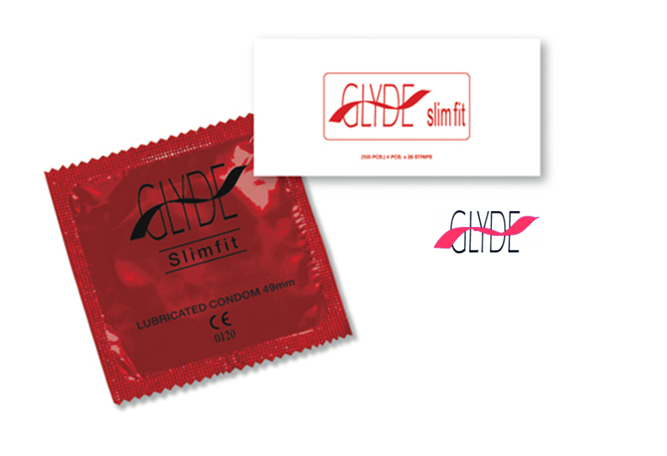 Glyde Slim Fit Small 49mm Condoms - Thin, Extra Tight & Sensitive - 100 Bulk Pack Condoms - Early2bed