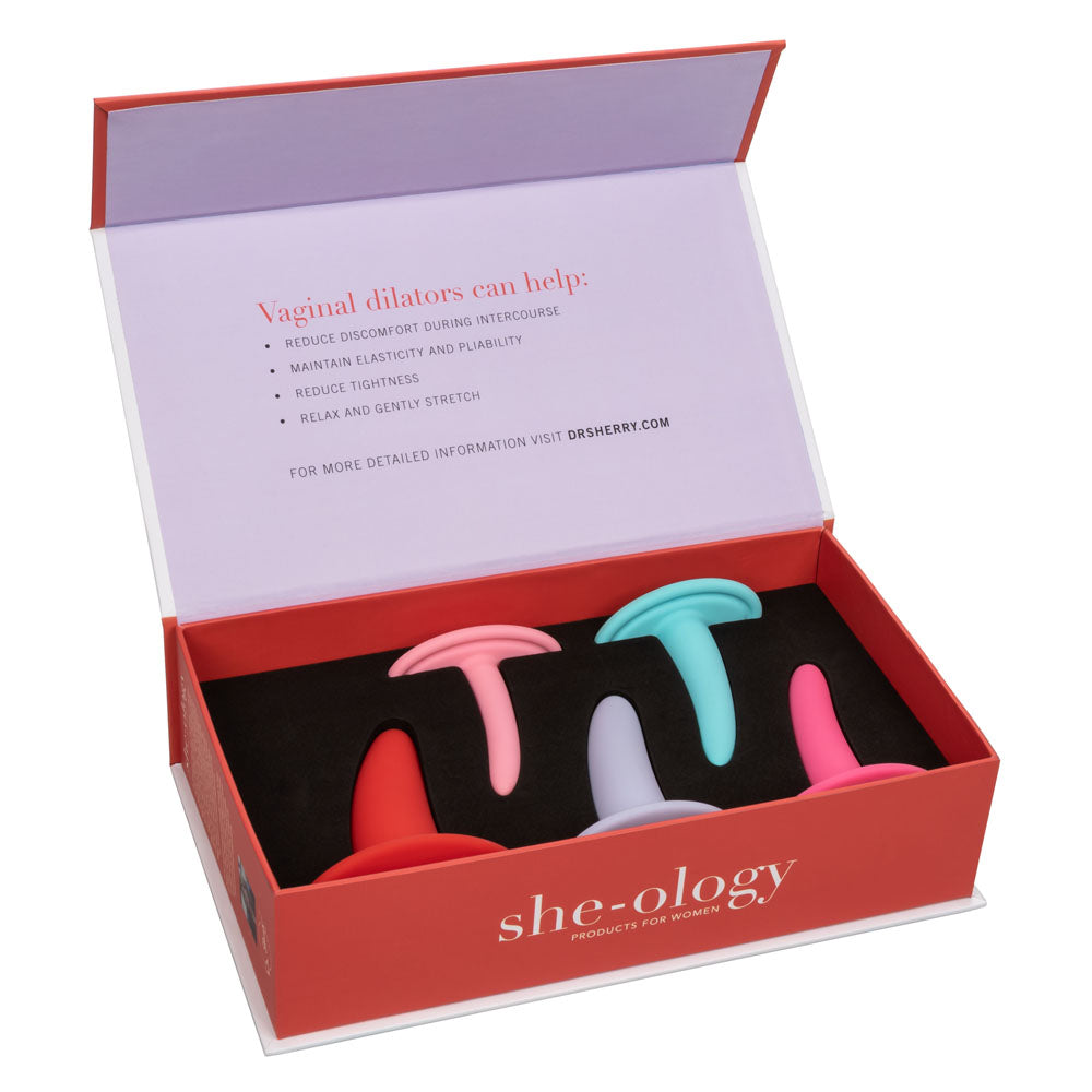 She-ology 5 Piece Wearable Vaginal Dilator Set - Set of 5 Vaginal Dilators