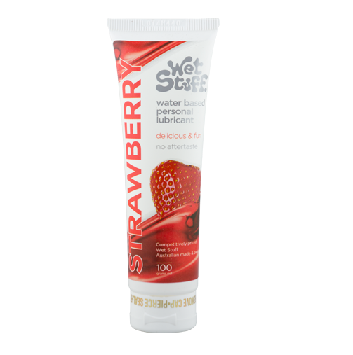 Wet Stuff Strawberry - Tube (100g) Personal Lubricant