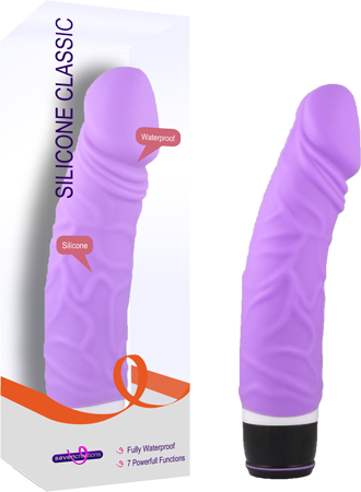 Silicone Classic - Purple 17 cm (6.75'') Vibrator