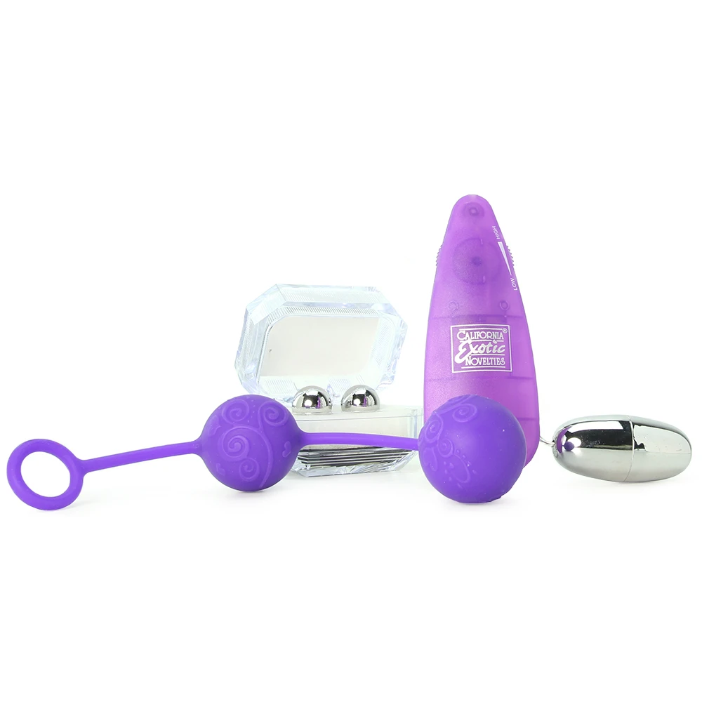 California Exotic Kegel Training Kit - Her Kegel Kit - Purple Sex Toys