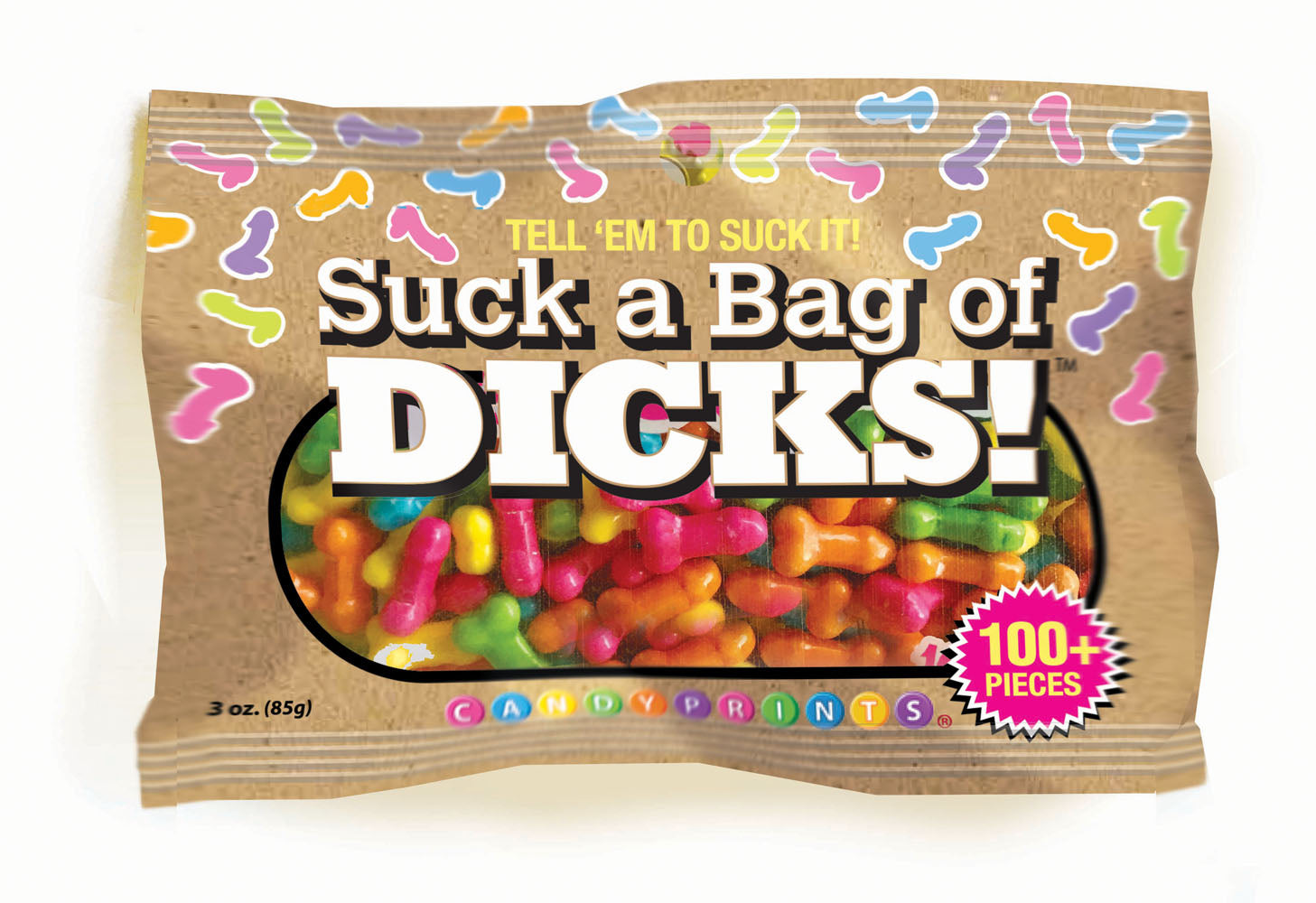 Suck a Bag of DICKS Super Fun Candy Adult Candies 85g Bag - Early2bed